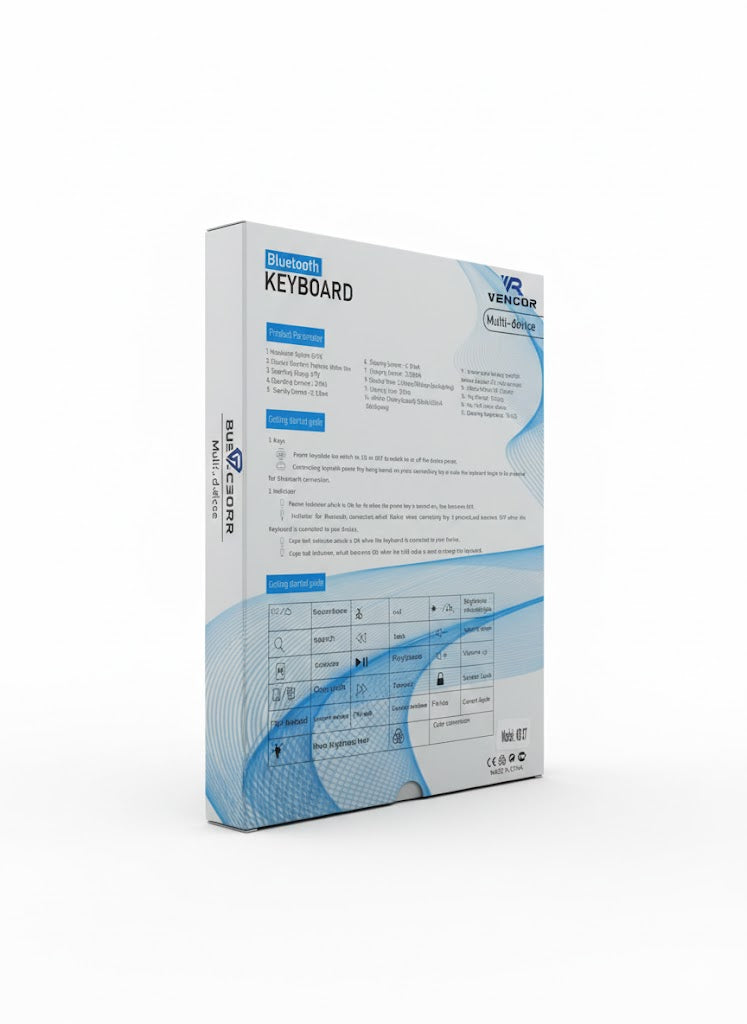 Clavier Bluetooth Vencor 10" avec Pavé Tactile - Arabe et Français