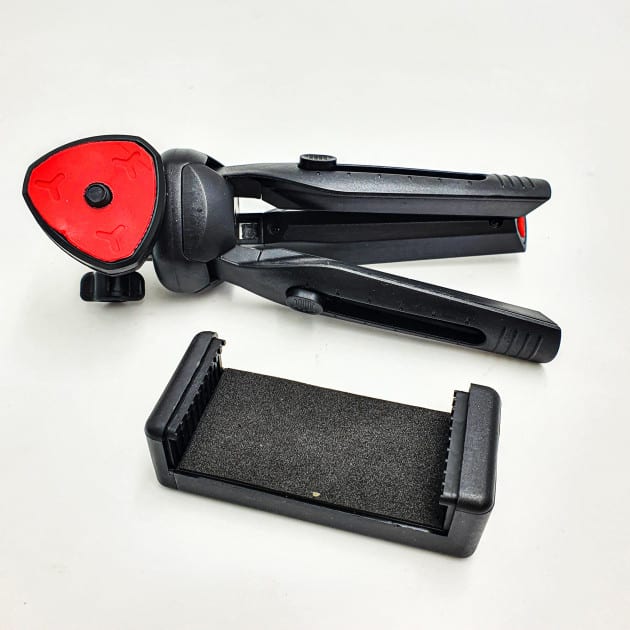 Trépied trépied télescopique pour appareil photo de téléphone 15-22cm Selfie Mini trépied multifonction noir