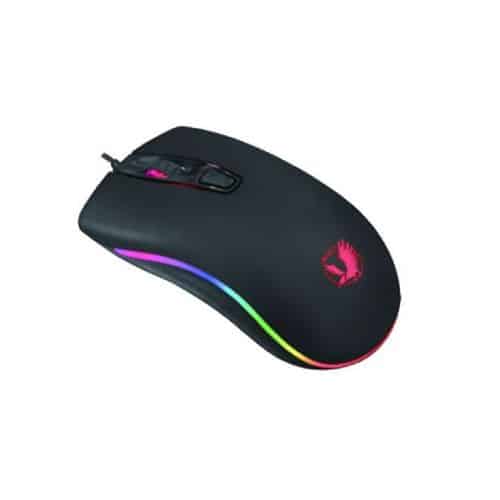 Jedel M80 Souris de jeu a fil gaming mouse gamer RGB LED