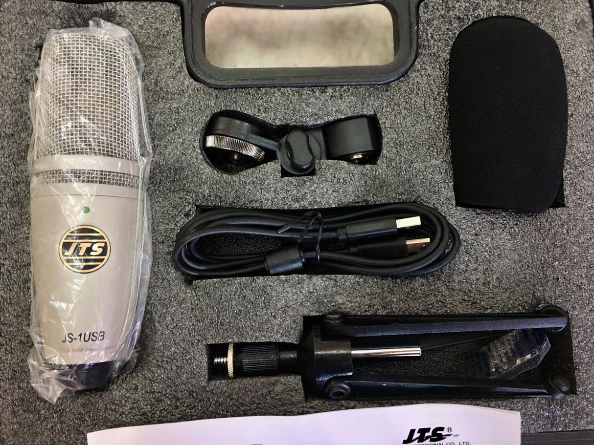 JTS js-1usb– ميكروفون مكثف كبير الغشاء