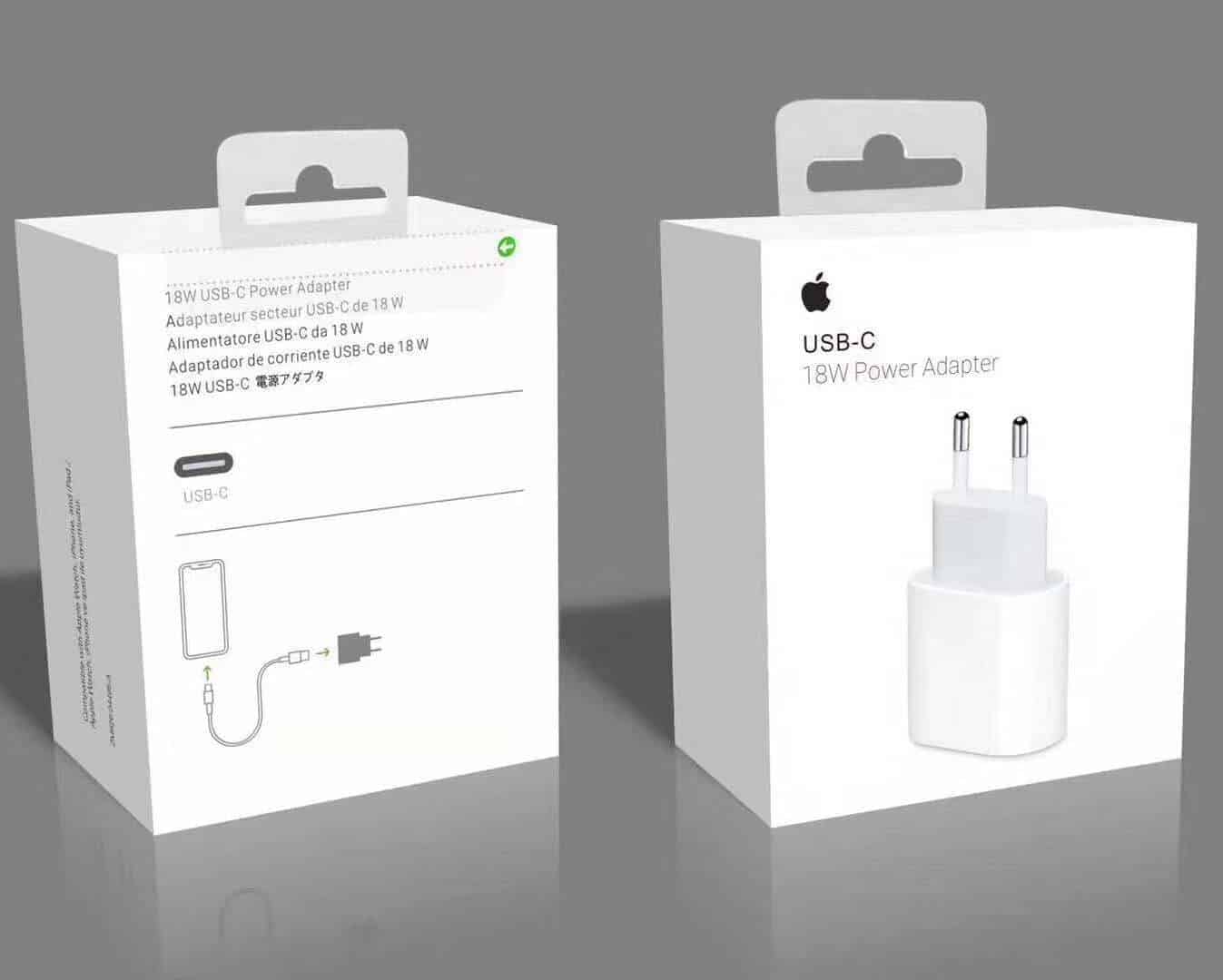 Adaptateur secteur Apple USB-C 18W Charge rapide - high copy 