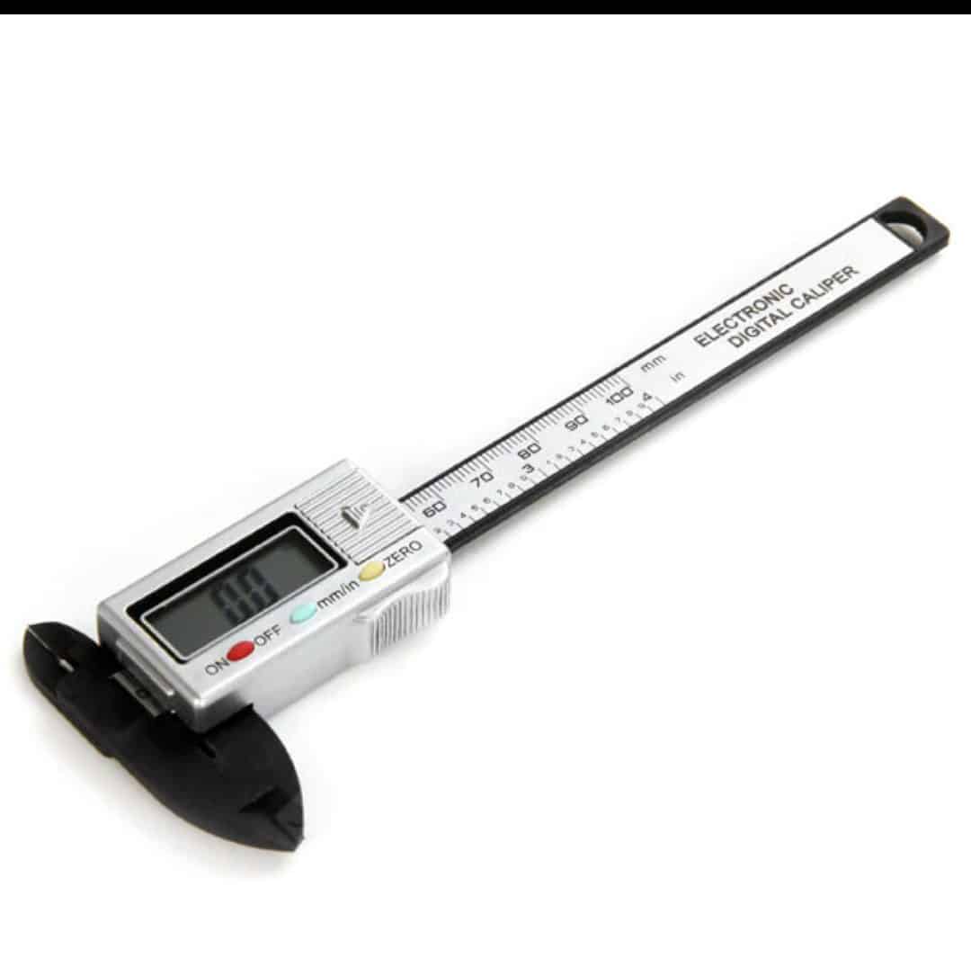 Pied à Coulisse Numérique Micromètre Gauge Règle de Mesure Précise Électronique 100 mm - Comme Photo