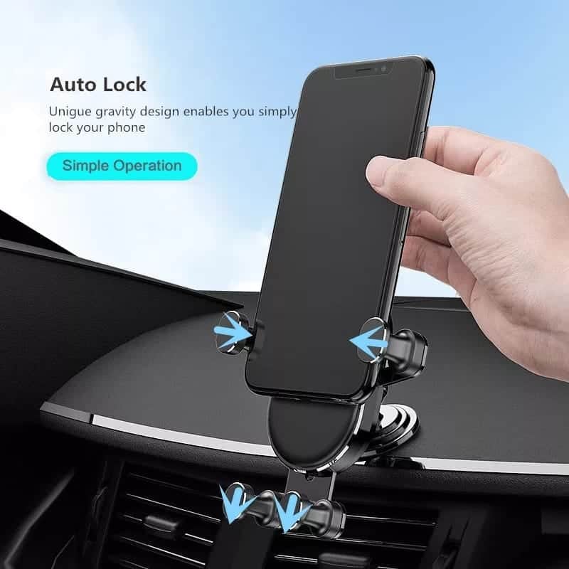 360 degrés de rotation de prise d'air de voiture de support de téléphone de support de téléphone portable