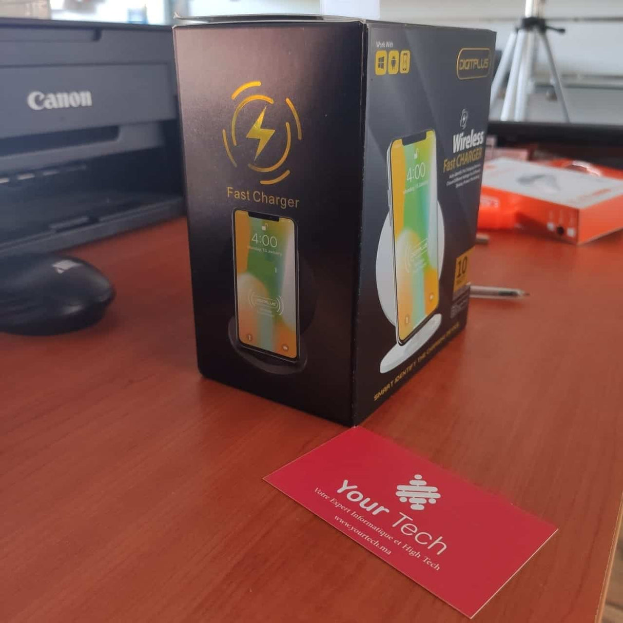 Chargeur rapide sans fil 10 watts à identification automatique pour iPhone 8, 8 Plus et iPhone X