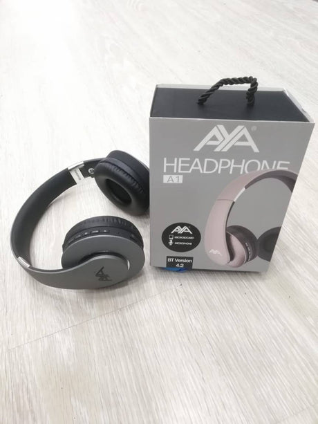 Aya Casque A1 Stereo Super Bass Bluetooth FM-MicroSd suppression du bruit acoustique