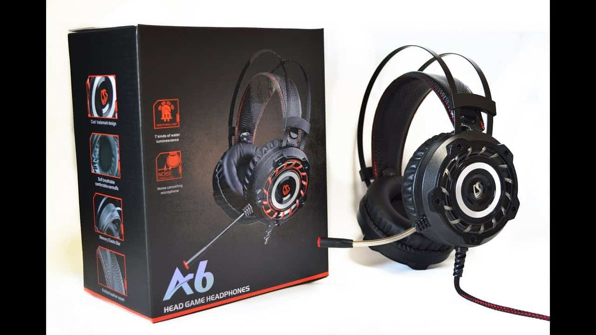 Casque de jeu A6 USB port haute qualité