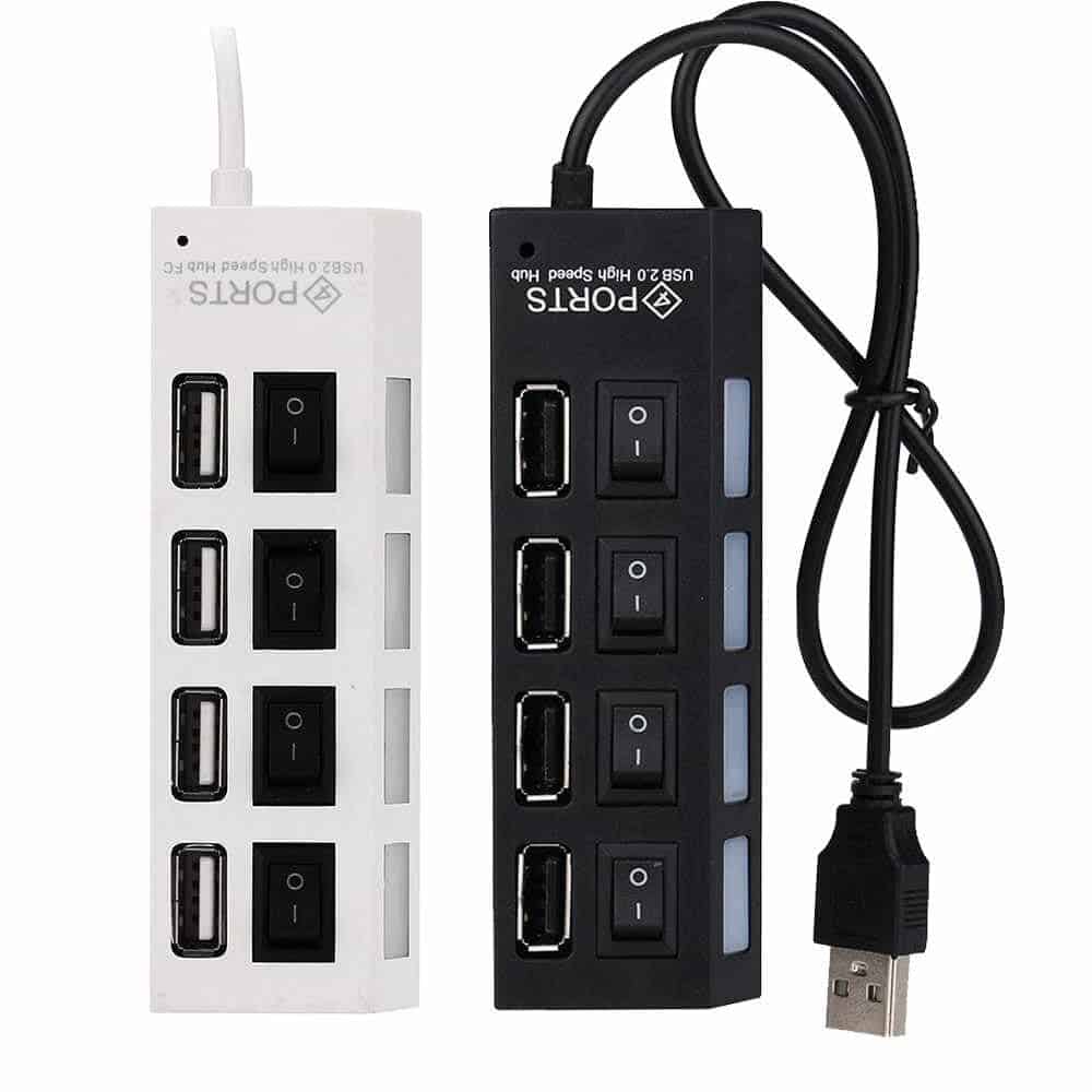 Double USB 4 Port USB 2.0