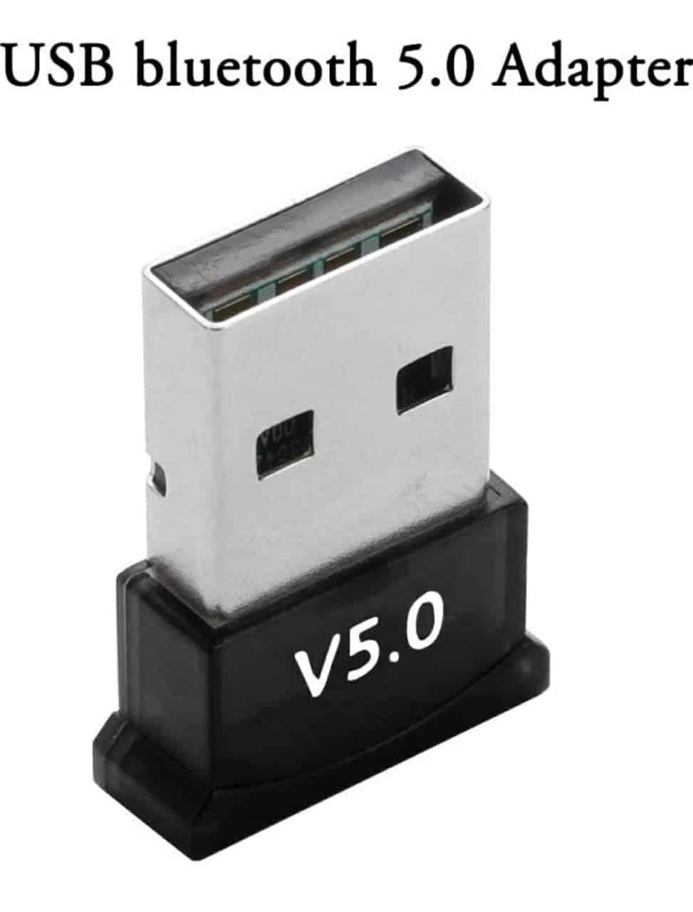 Creacube-adaptateur USB Bluetooth 5.0 V5.0 sans fil, adaptateur Dongle récepteur de musique, transmetteur Bluetooth pour PC