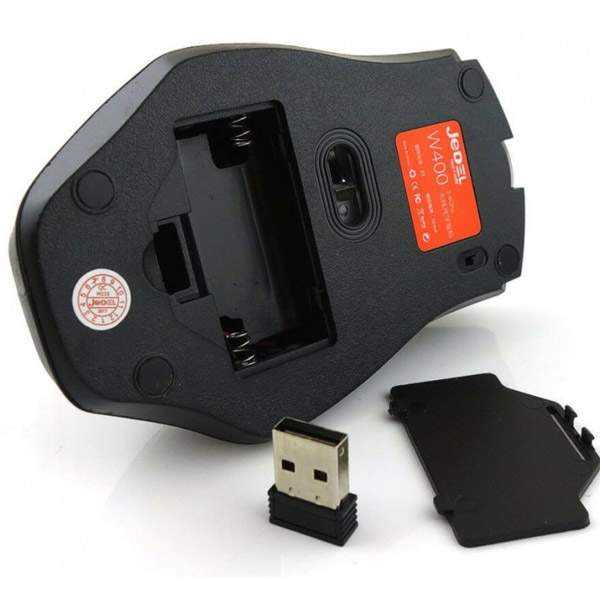 Jedel (W400) Souris Optique sans Fil 800-1600 DPI