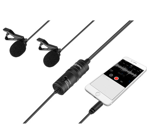 BOYA BY-M1DM Double Micro-cravate Original 100%