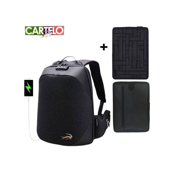 Sac à dos pour ordinateur portable antivol et étanche 15.6"