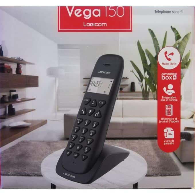 Logicom Téléphone fixe sans fil Logicom vega 150