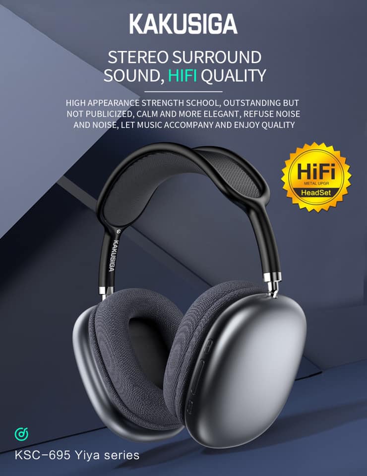 Casque Bluetooth KASIGA BT 5.0 Noir