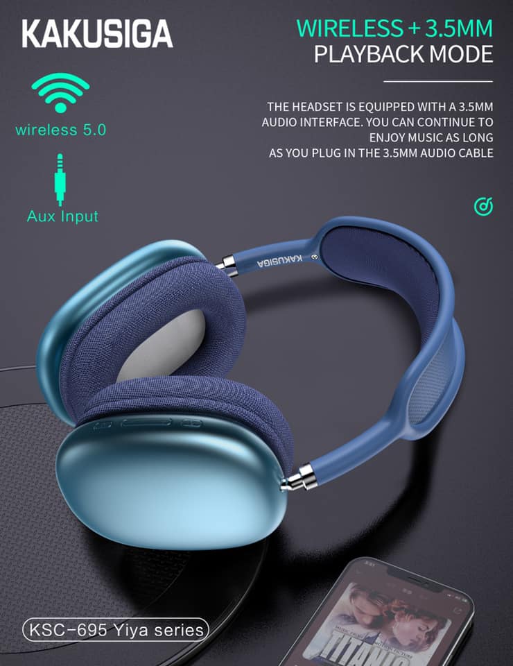 Casque Bluetooth KASIGA BT 5.0 Noir