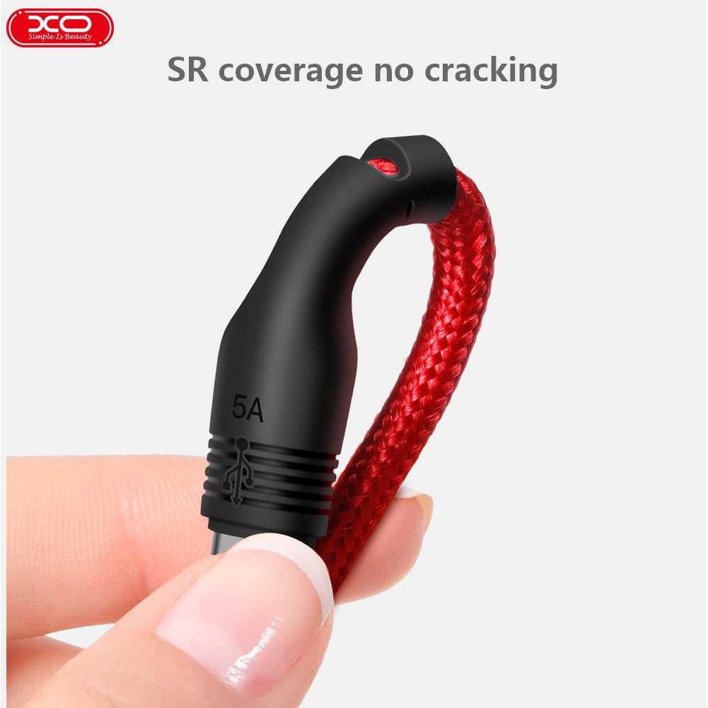 كابل USB XO-NB55 5.0A لأندرويد/آي أو إس/نوع C، جودة ممتازة