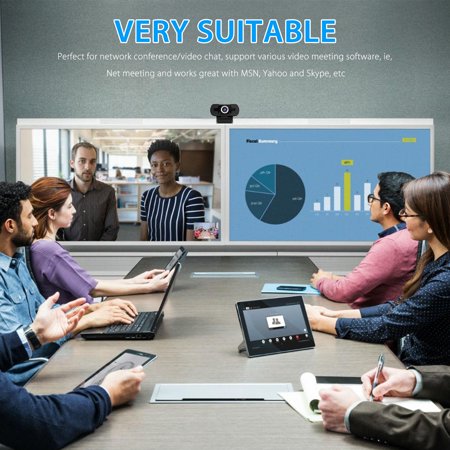 Webcam 1080P avec microphone avec USB grand angle de 110 degrés