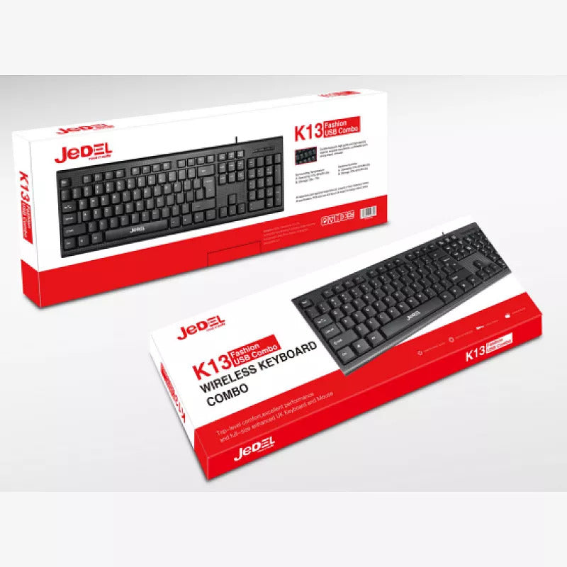 clavier de bureau confort JEDEL k13 port USB AZERTY FR/AR