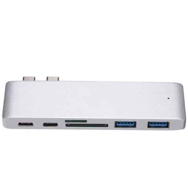 Concentrateurs USB 6 en 1 Ports USB double Type-C Ports USB 3.0 doubles