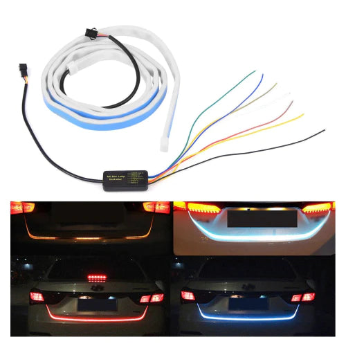 Cool LED Voiture Feux Arrière 150 cm Fluide Changé Suivre Signal