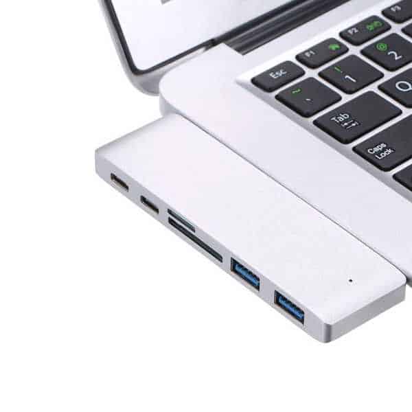 Concentrateurs USB 6 en 1 Ports USB double Type-C Ports USB 3.0 doubles