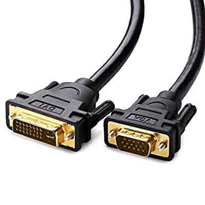 Câble DVI vers VGA mâle (24+5) 1.5M