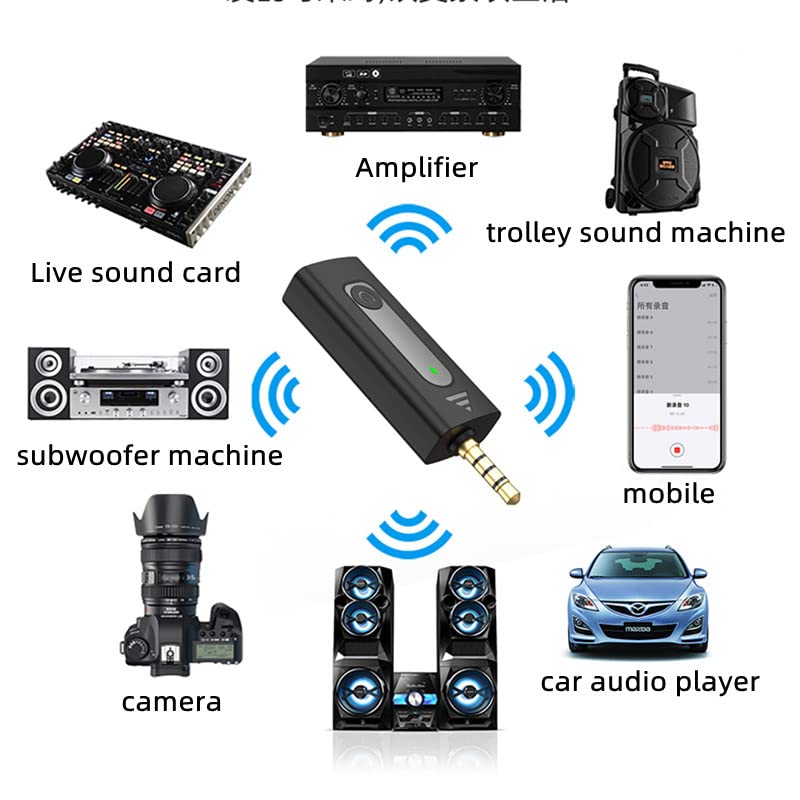K35 mini microphone sans fil Appliquez une variété d'appareils –