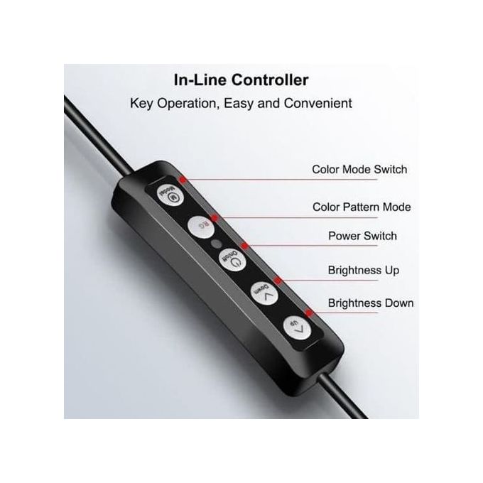 Ring Light 36CM avec trépied et  support de téléphone