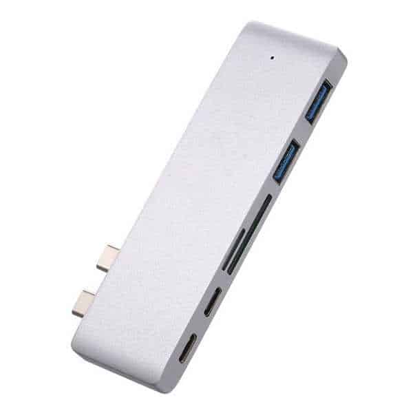 Concentrateurs USB 6 en 1 Ports USB double Type-C Ports USB 3.0 doubles