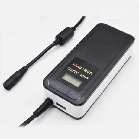 Adaptateur secteur universel automatique 90W avec LED avec port USB 5V 2A