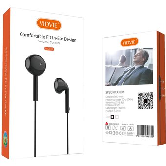 Écouteurs intra-auriculaires Vidvie HS635 - Noir