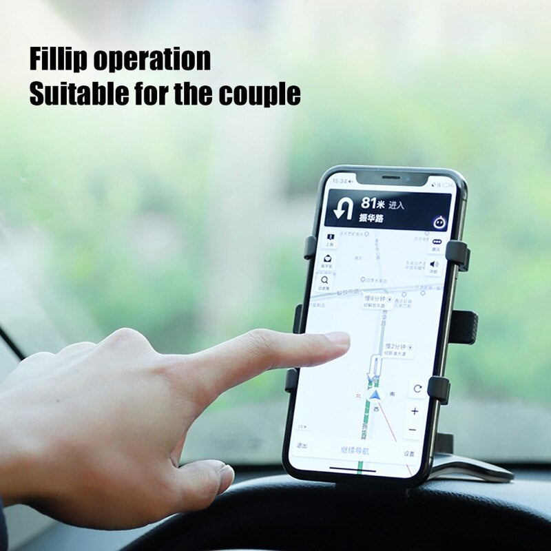 Support de téléphone de tableau de bord pour voiture 360°