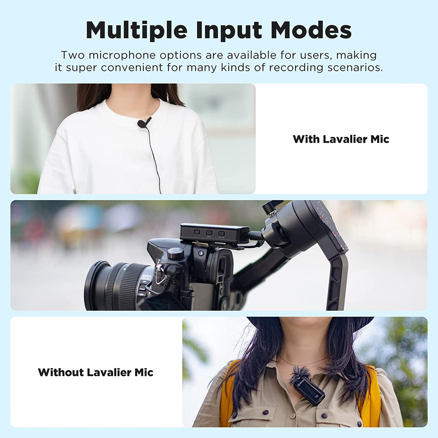 BOYA by-XM6 S2 2,4 GHz Double système de microphone Lavalier sans fil