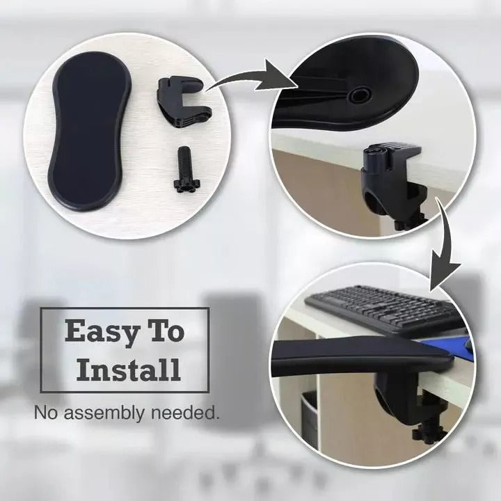 Computer Arm Support Desk Bras Réglable 180° Repose - Rouge