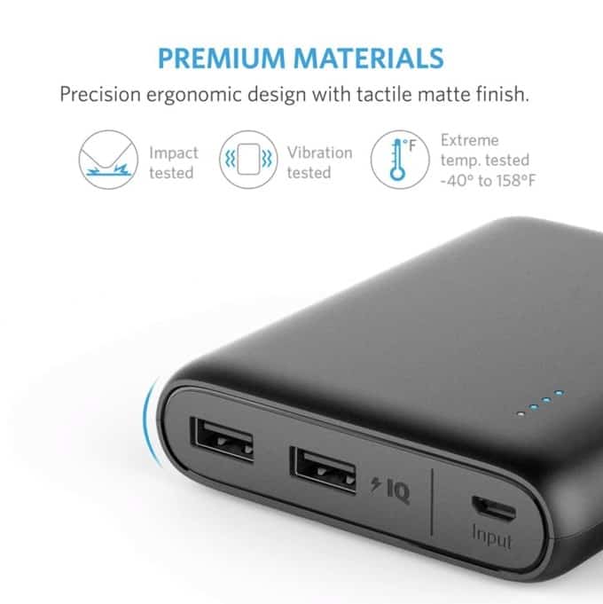 Anker PowerCore 13000mAh Batterie Externe 2 Ports