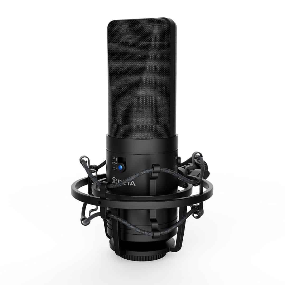 BY-M1000 MICROPHONE À CONDENSATEUR MULTI-MODÈLES À GRAND DIAPHRAGME
