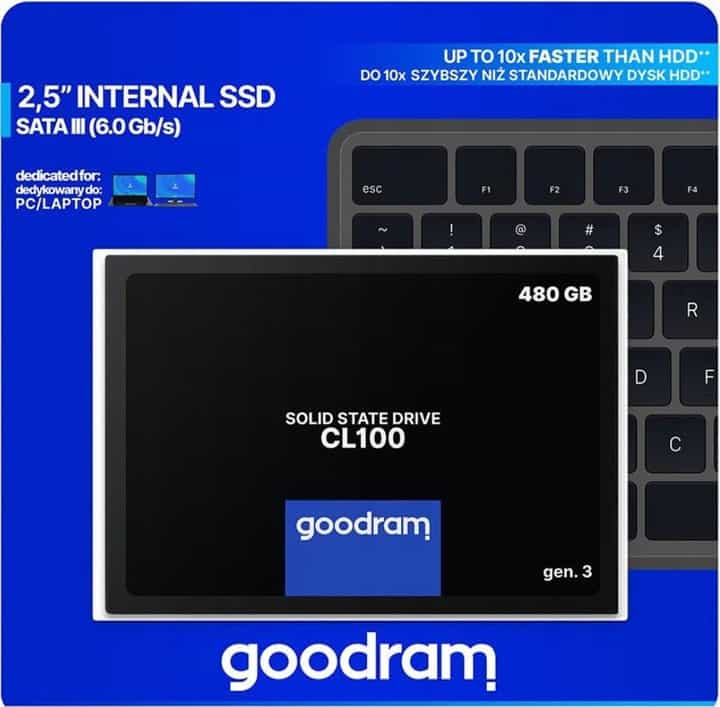 SSD GOODRAM SSDPR-CL100-480-G3 480 GB SATA III 2.5 "