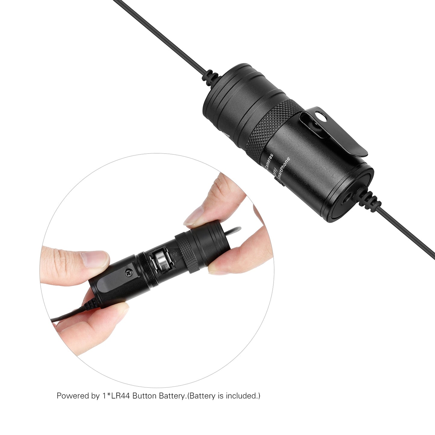BOYA By-M1 Pro – Microphone à condensateur omnidirectionnel Lavalie
