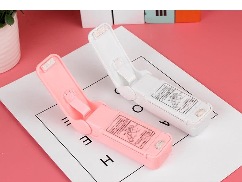 Machine de cachetage puce sac en plastique scellant sacs Clips thermoscelleur Mini Portable