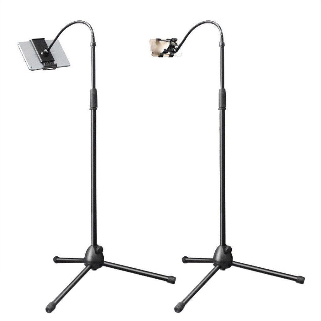 Trépied réglable au sol, Support Flexible pour tablette, Support de musique pour tablettes
