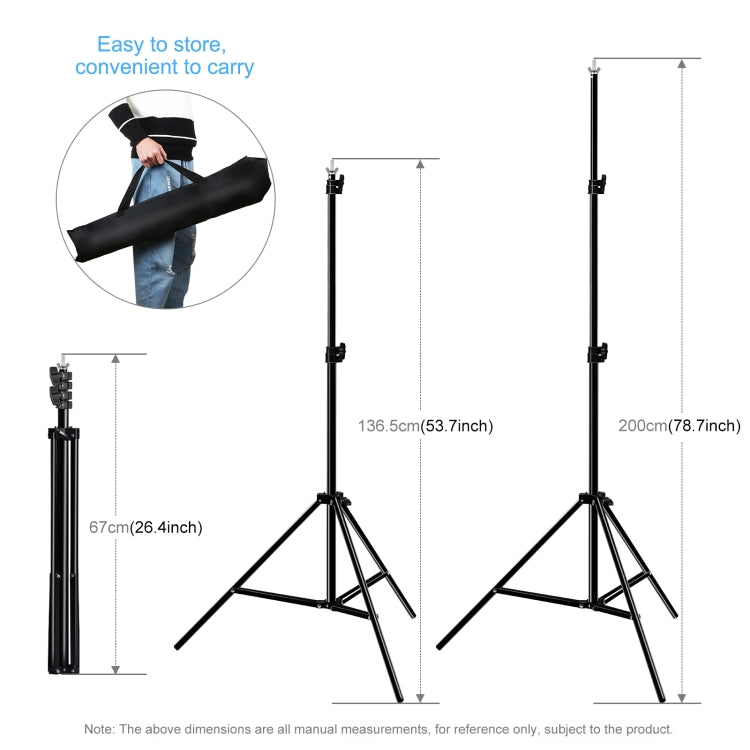 Green Screen de photographie PULUZ 2x2m avec 3 couleurs