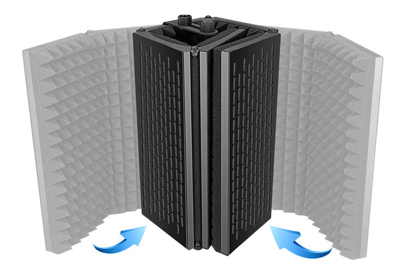 درع عزل ميكروفون معدني عازل للصوت