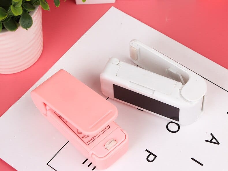 Machine de cachetage puce sac en plastique scellant sacs Clips thermoscelleur Mini Portable