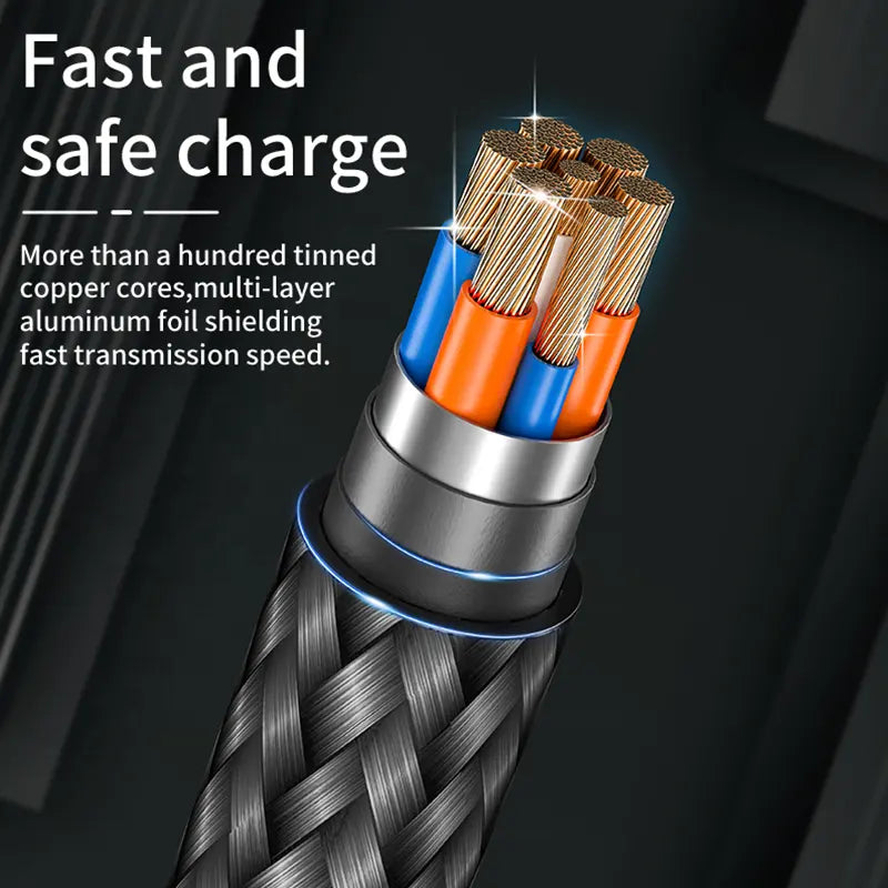 كابل شحن سريع كونفولون متوافق مع الأجهزة الشائعة