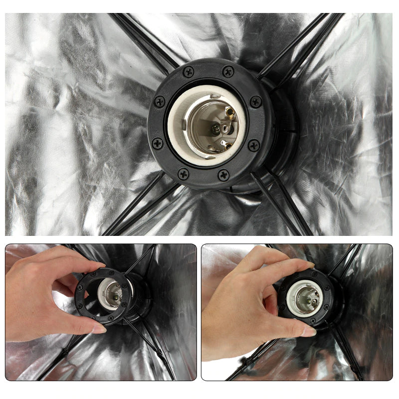 Kits d'éclairage Softbox 50x70CM Professional et trépied 2m