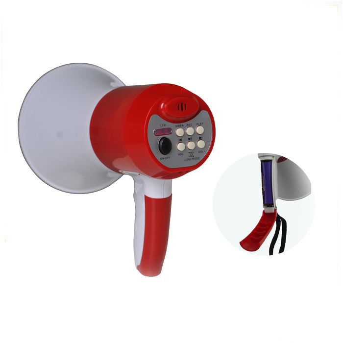 XB-73S-USB ABS mini haut-parleur mégaphone étanche rechargeable avec LED 30W