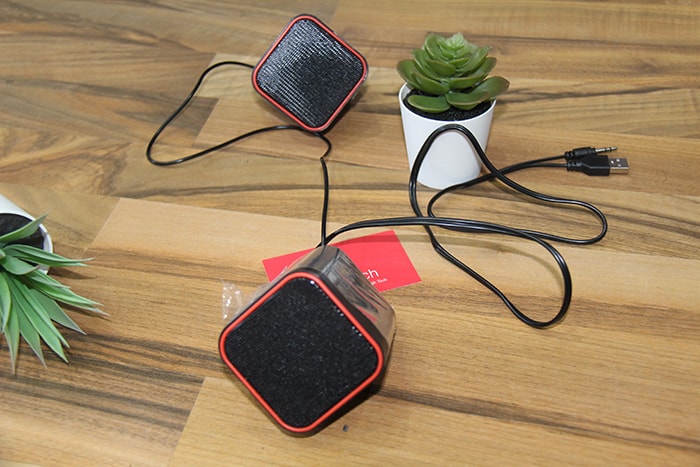 Haut-parleur USB 2.0 design de mode pour ordinateur portable bos-sk473