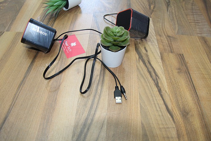 Haut-parleur USB 2.0 design de mode pour ordinateur portable bos-sk473