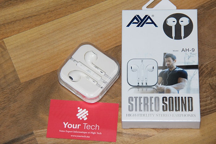 écouteurs stéréo haute fidélité avec son stéréo aya AH-9