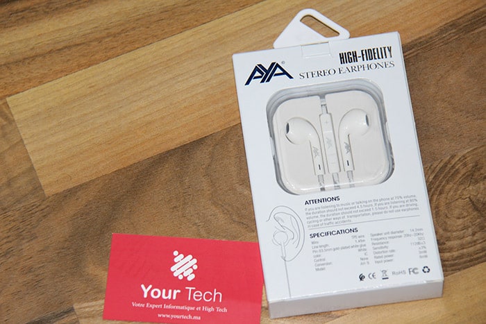 écouteurs stéréo haute fidélité avec son stéréo aya AH-9