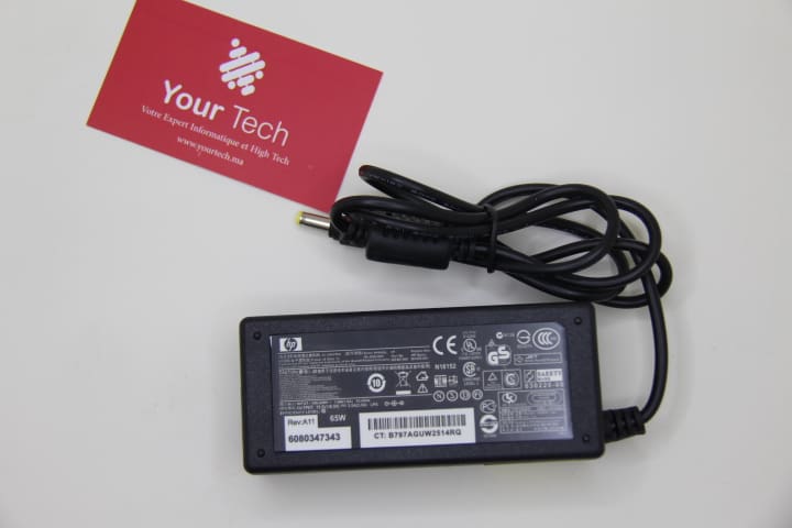 Adaptateur secteur pour ordinateur portable pour Hp 65w OEM chargeur 65w hp adaptateur secteur petit embout jaune Pa-1650-02 hp